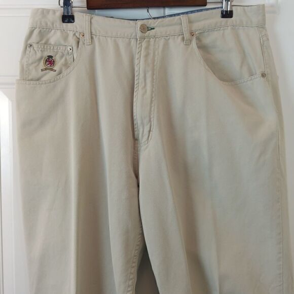 Tommy Hilfiger khaki five pocket pants - Picture 1 of 10